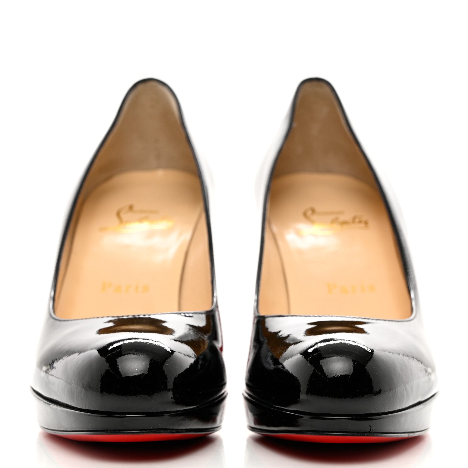 Christian Louboutin Patent New Simple 85 Pumps 37 Black 2 of 9