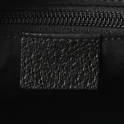 Gucci Monogram Medium Half Moon Hobo Black 6 of 10