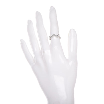 Tiffany 18K White Gold Diamond Narrow Paloma Picasso Olive Leaf Band Ring 49 4.75 2 of 4