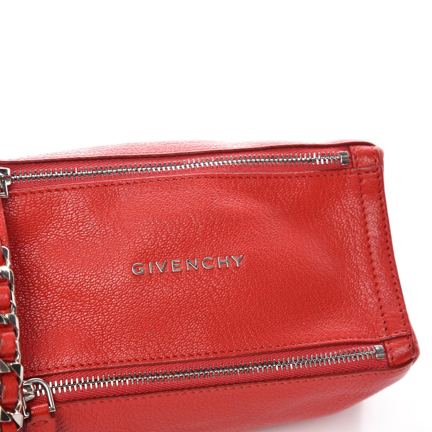 Givenchy Sugar Goatskin Pandora Wristlet Red 8 of 14