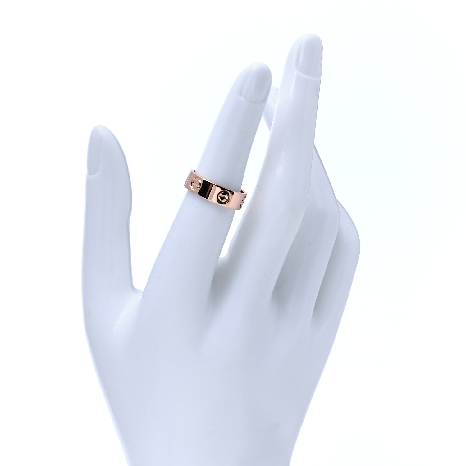 Cartier 18K Pink Gold 5.5mm LOVE Ring 51 5.75 2 of 5