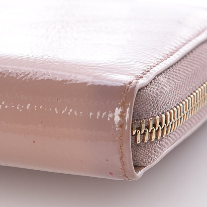 Gucci Patent Soho Zip Around Wallet Dark Cipria 6 of 12