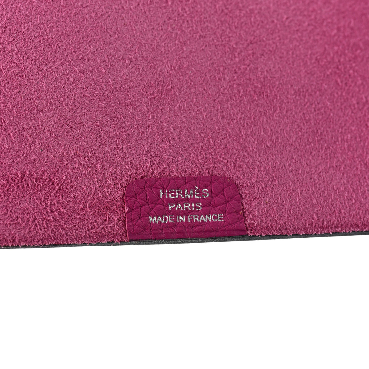 Hermes Togo Ulysse MM Notebook Cover Rose Pourpre 8 of 8