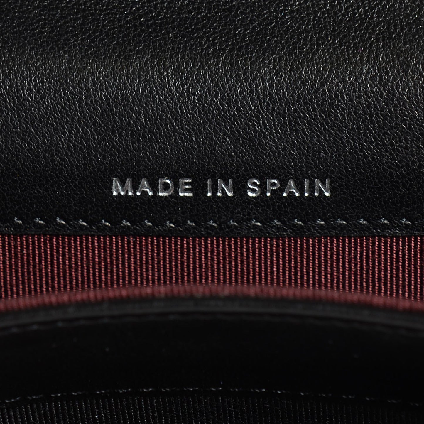 Lambskin Quilted Flap Card Holder Black