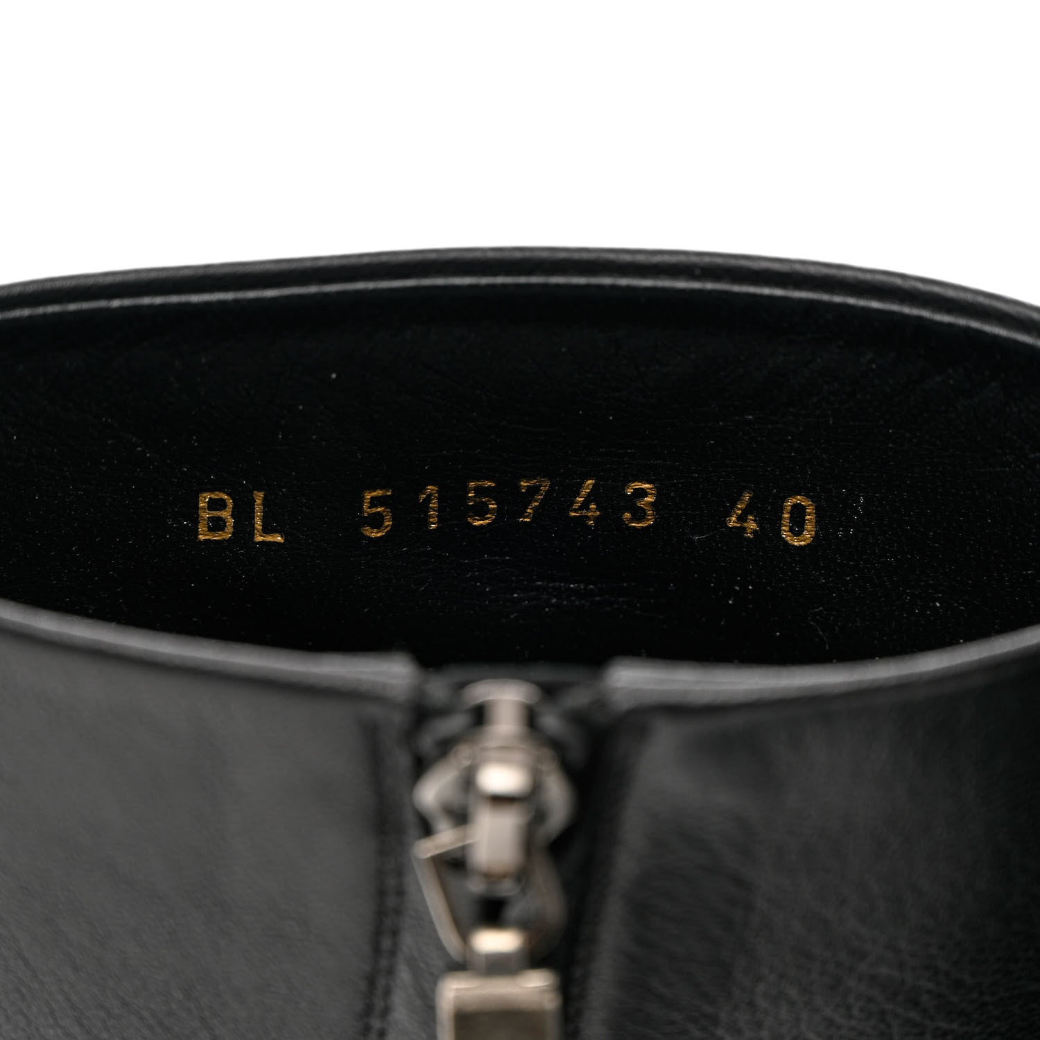 Saint Laurent Calfskin Betty 95 Ankle Boots 40 Black 6 of 16