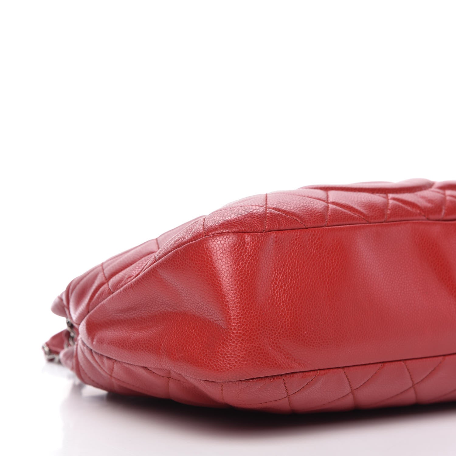 Chanel Caviar Quilted Timeless CC Soft Tote Red 6 of 10