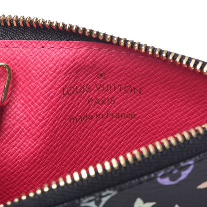 Louis Vuitton Monogram Multicolor Key Pouch Black Grenade 6 of 7
