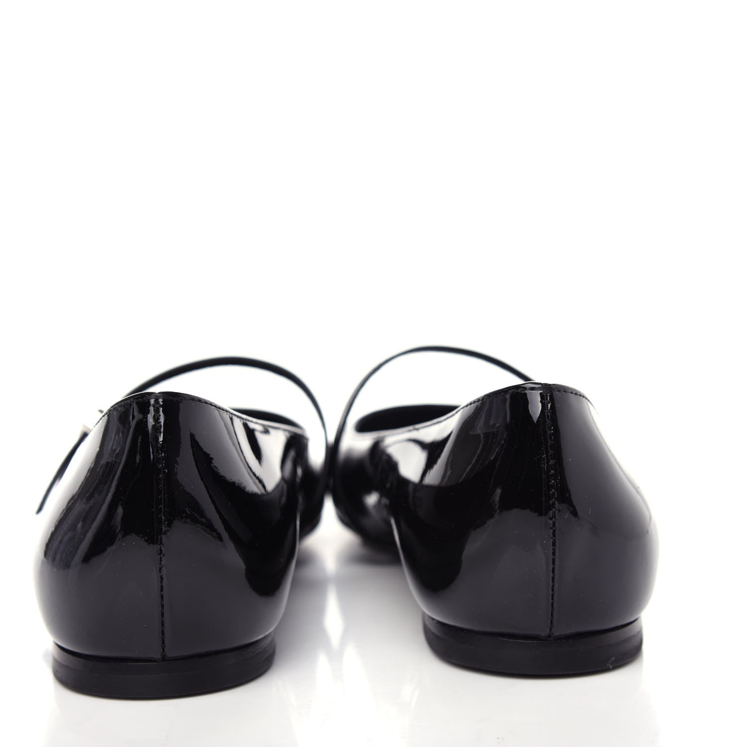 Louis Vuitton Patent Uniformes Ballet Flats 38 Black 7 of 10