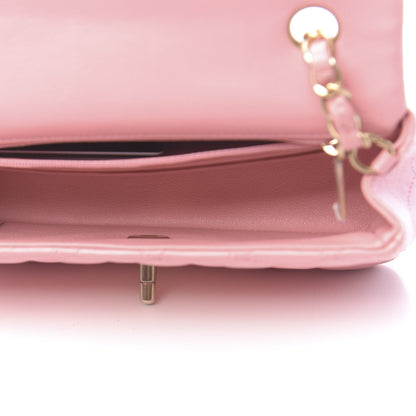 Chanel Lambskin Quilted Mini Rectangular Flap Pink 5 of 11
