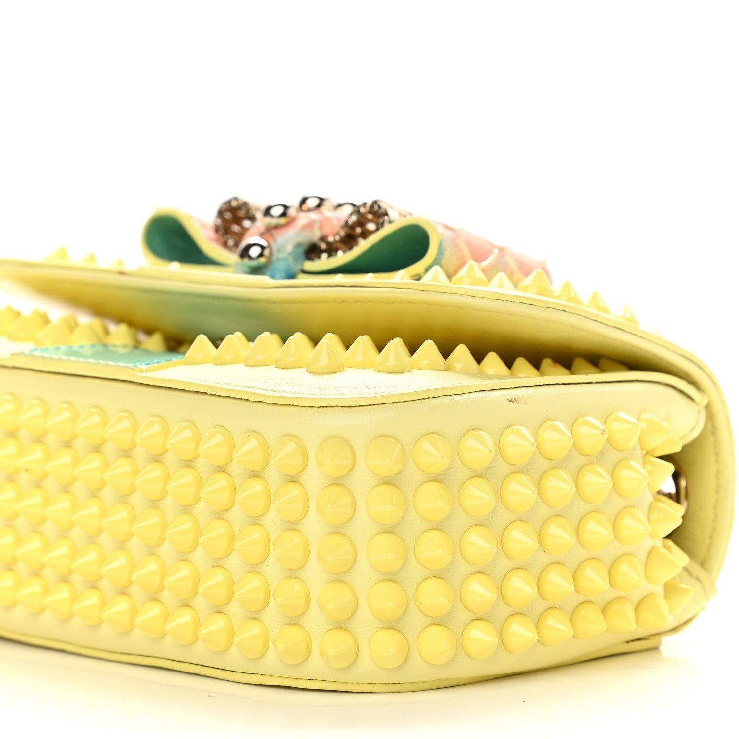 Christian Louboutin Calfskin Spikes Mini Sweety Charity Crossbody Bag 8 of 10