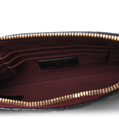 Chanel Caviar Quilted Small Zipped Pouch Black 5 of 7