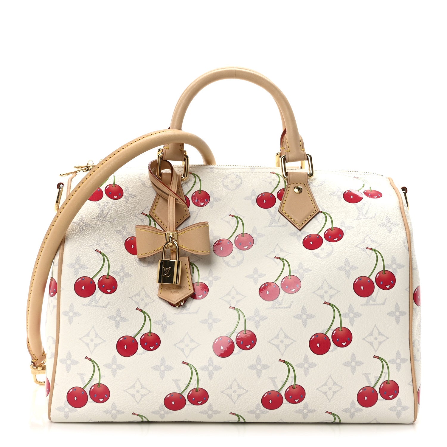 Louis Vuitton LV X TM Monogram Cerises Speedy Soft Bandouliere 30 1 of 9
