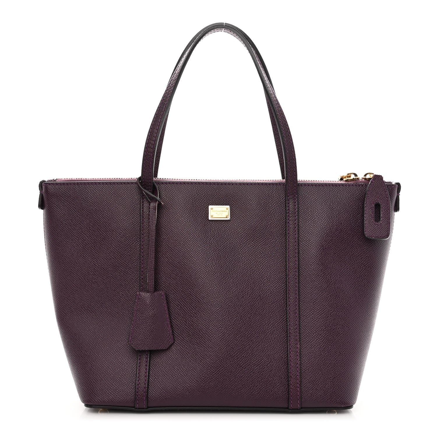 Dolce & Gabbana Dauphine Stampa Shopping Tote Purple 1 of 11