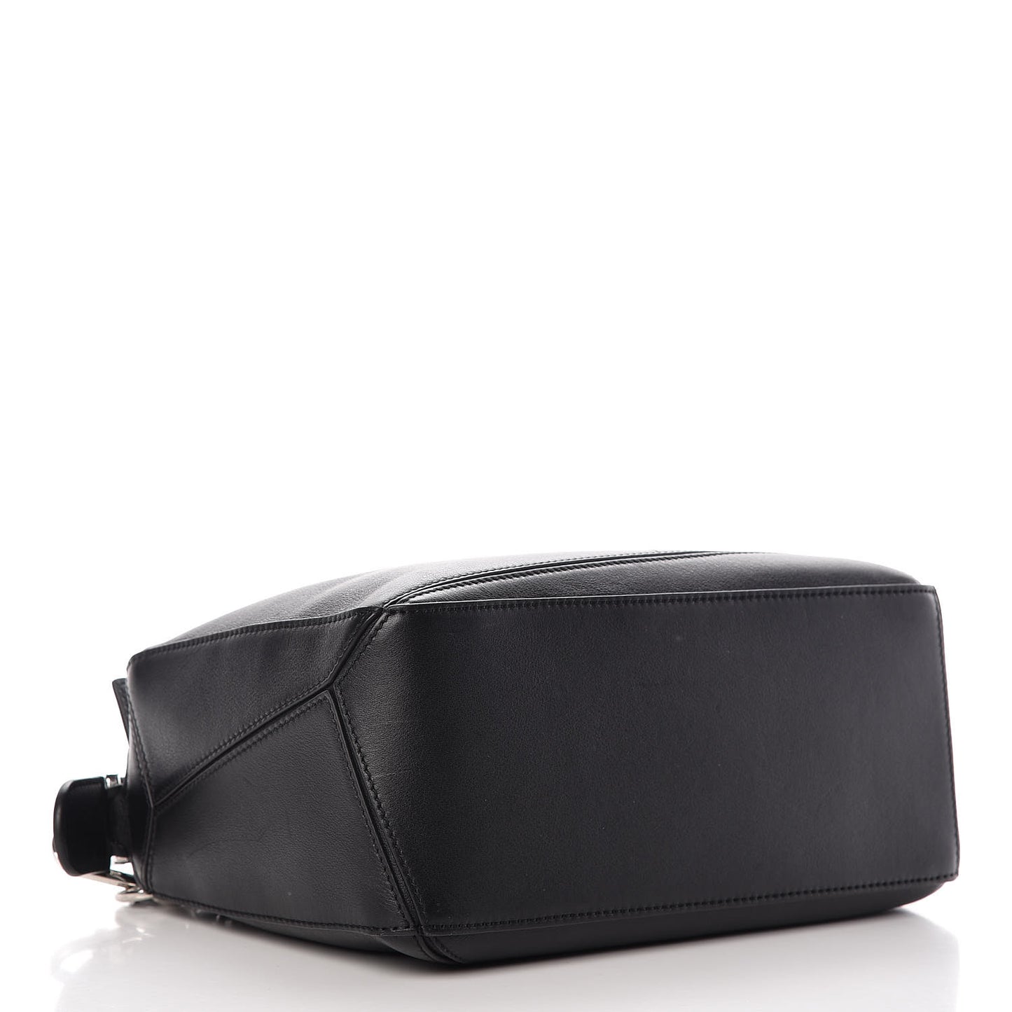 Calfskin Small Puzzle Bag Black
