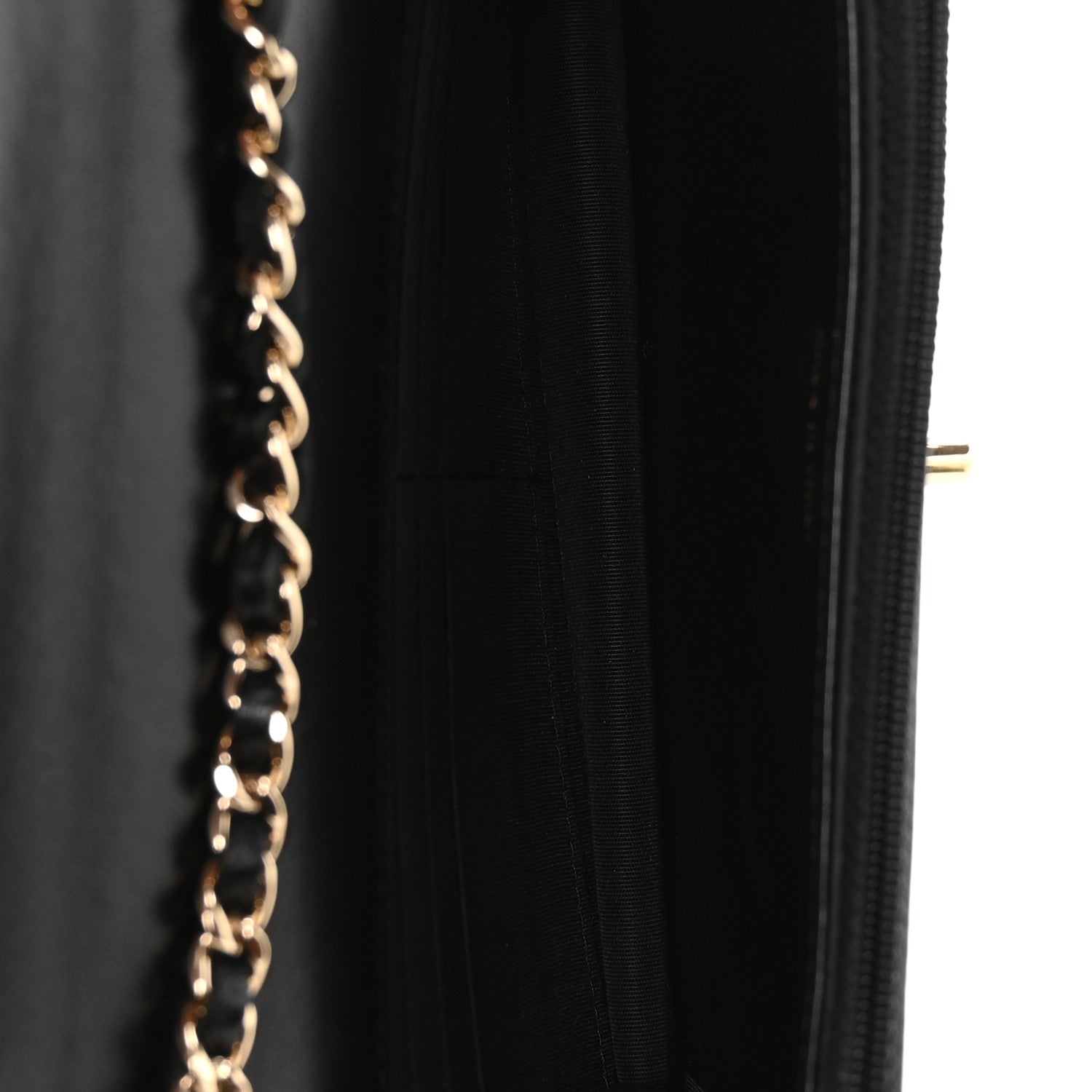 Chanel Lambskin Quilted Trendy CC Wallet On Chain WOC Black 4 of 11