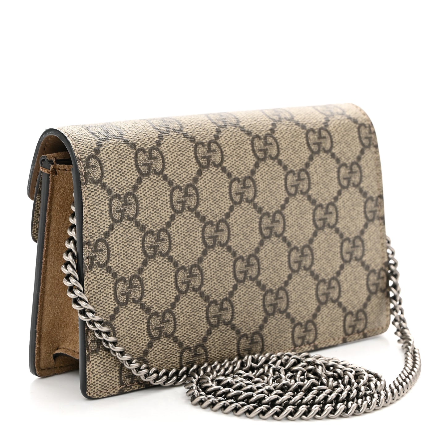 GG Supreme Monogram Super Mini Dionysus Shoulder Bag Taupe