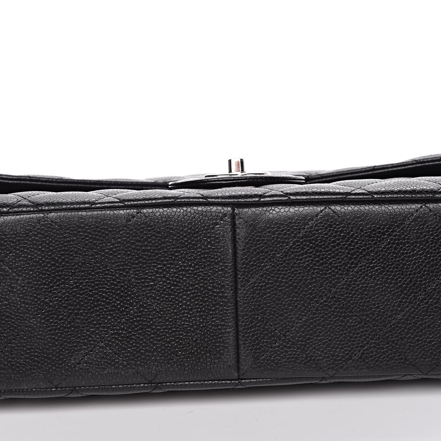 Caviar Quilted Jumbo Single Flap Black