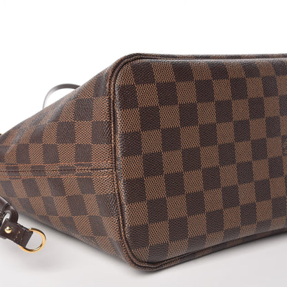 Louis Vuitton Damier Ebene Neo Neverfull MM Rose Ballerine 5 of 16