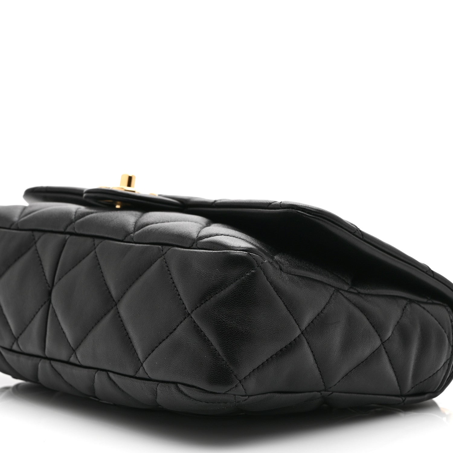 Chanel Lambskin Quilted Large CC Funky Town Flap Black 10 of 10