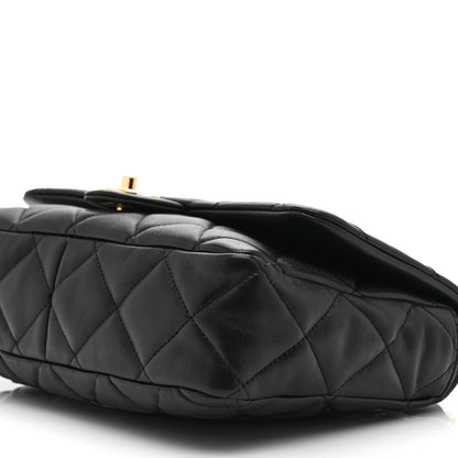 Chanel Lambskin Quilted Large CC Funky Town Flap Black 10 of 10