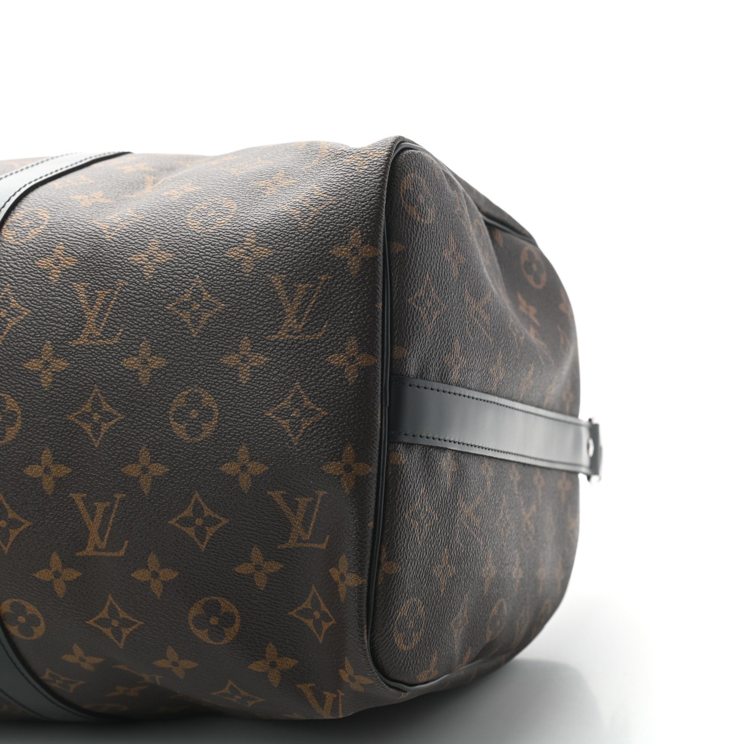 Louis Vuitton Monogram Macassar Keepall Bandouliere 45 8 of 9