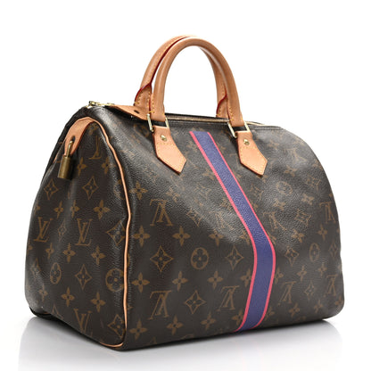 Louis Vuitton Monogram My LV Heritage Speedy 30 Marine Fuchsia 3 of 12
