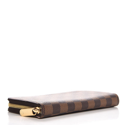 Louis Vuitton Damier Ebene Zippy Wallet Rose Ballerine 4 of 7
