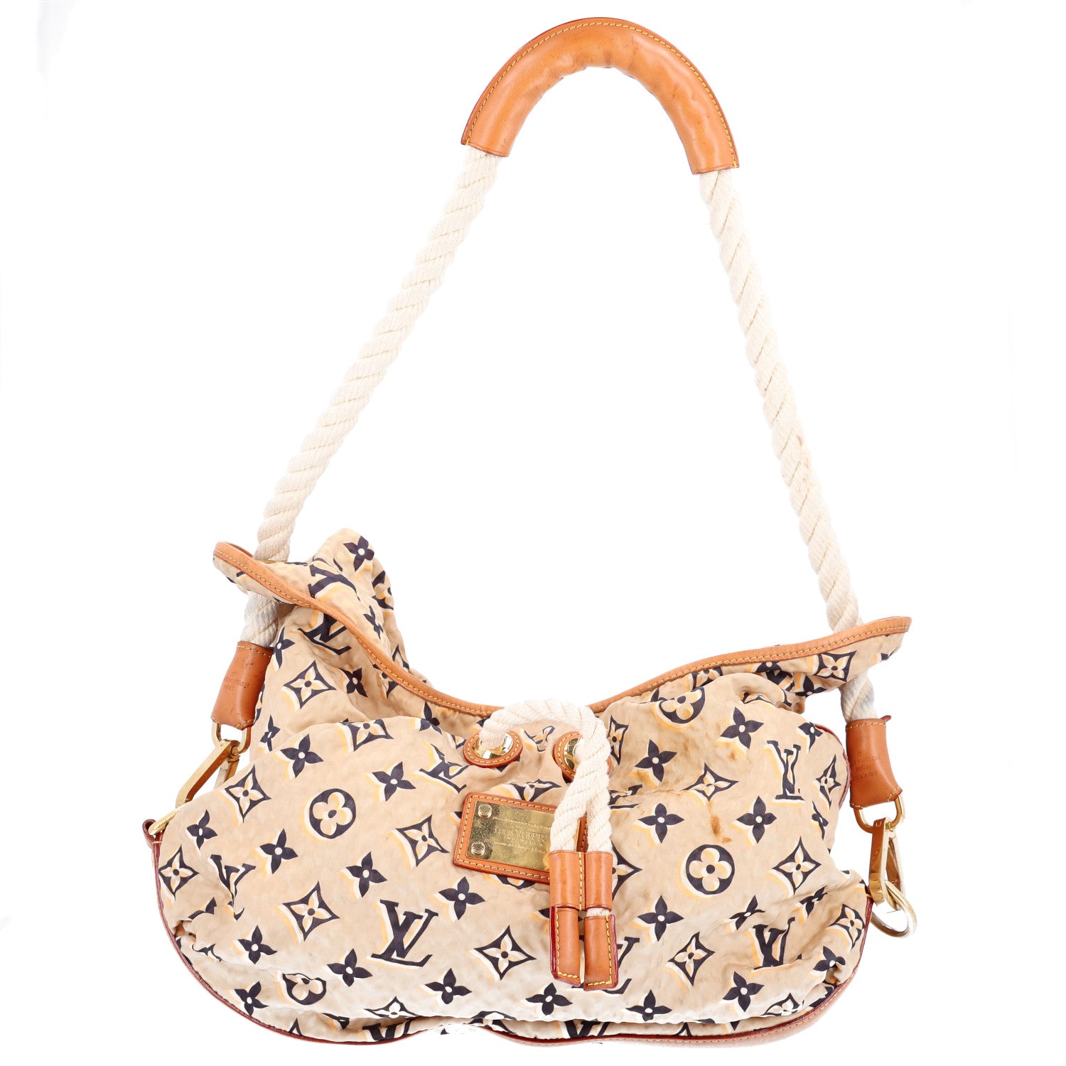 Louis Vuitton Canvas Monogram Cruise Bulles MM Natural 1 of 10
