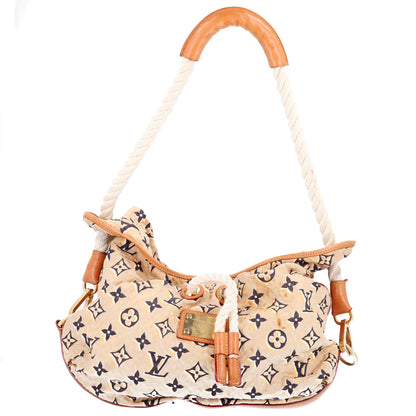 Louis Vuitton Canvas Monogram Cruise Bulles MM Natural 1 of 10