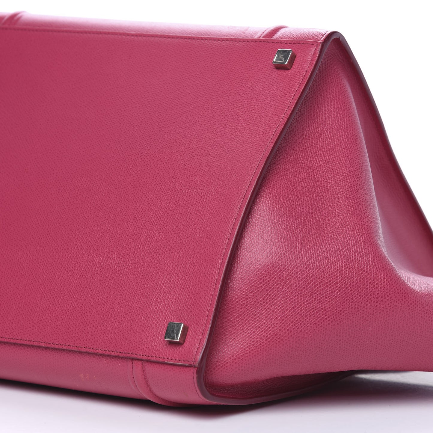 Grained Calfskin Medium Phantom Luggage Fuchsia