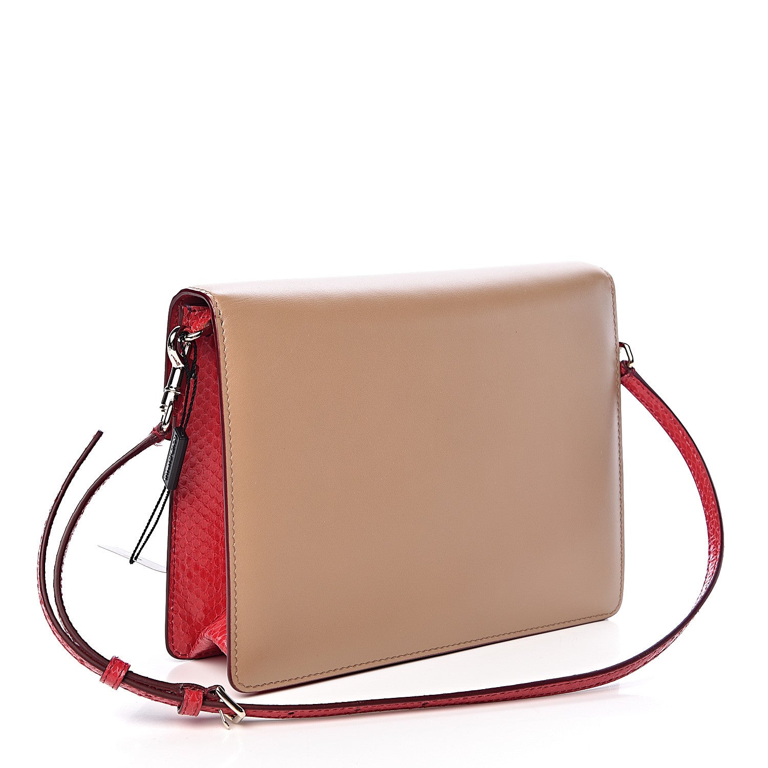 Dolce & Gabbana Calfskin Ayers Lucia Shoulder Bag Ghiaccio Mosto 3 of 11