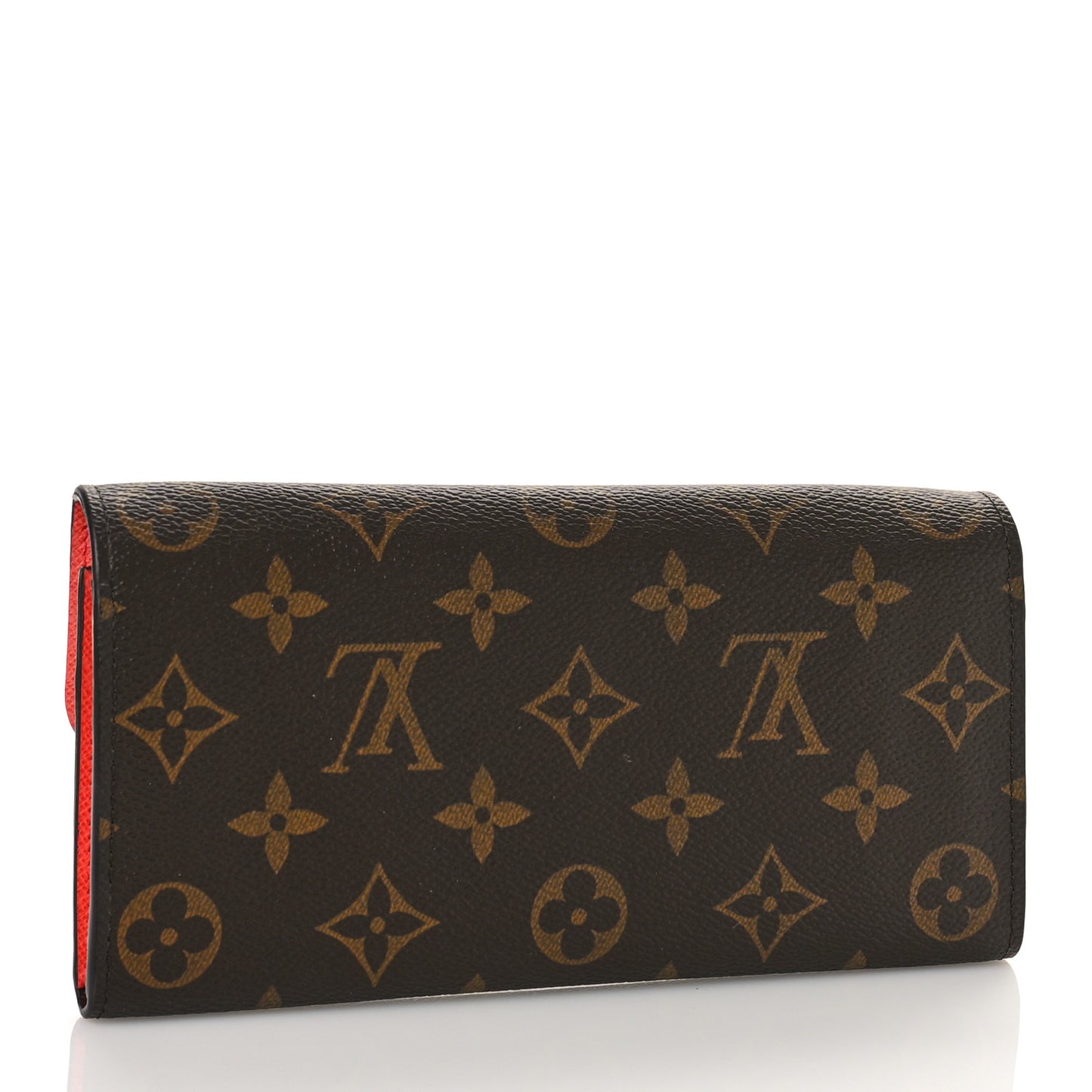 Monogram Emilie Wallet Poppy