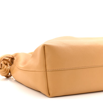 Loewe Mellow Nappa Donut Medium Chain Flamenco Knot Clutch Sahara 9 of 10