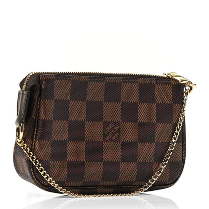 Louis Vuitton Damier Ebene Mini Pochette Accessories 2 of 4