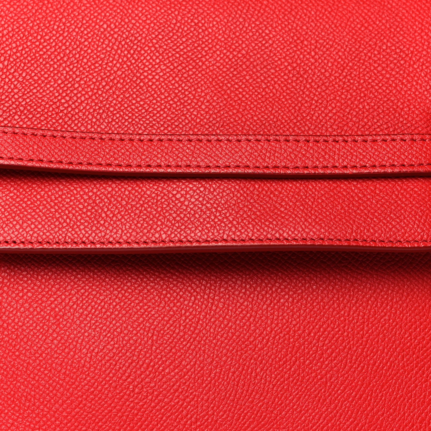 Baby Grained Calfskin Micro Belt Bag Coquelicot