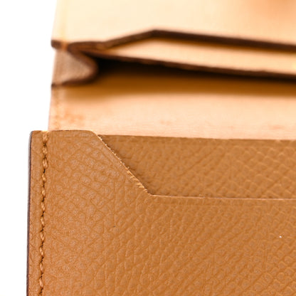 Hermes Epsom Bearn Card Holder Wallet Sesame 8 of 10