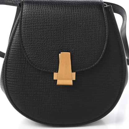 Bottega Veneta Palmellato Calfskin Rounded Belt Bag Black 9 of 9