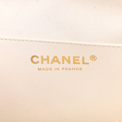 Chanel Lambskin Quilted CC In Love Heart Bag White 6 of 11