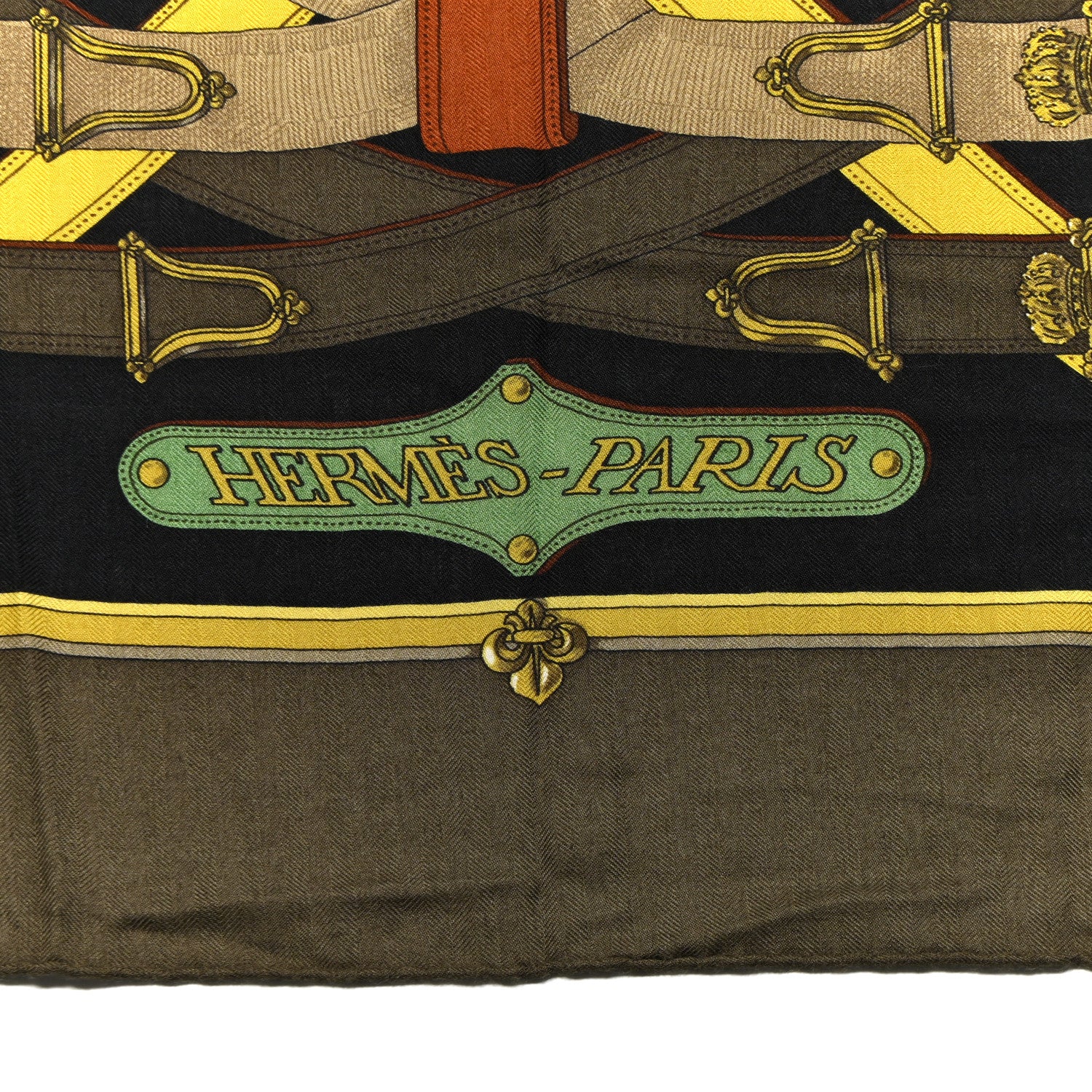 Hermes Cashmere Silk Cavalcadour Shawl 140 2 of 6