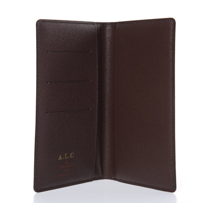 Louis Vuitton Damier Ebene Checkbook Cover Wallet 5 of 6
