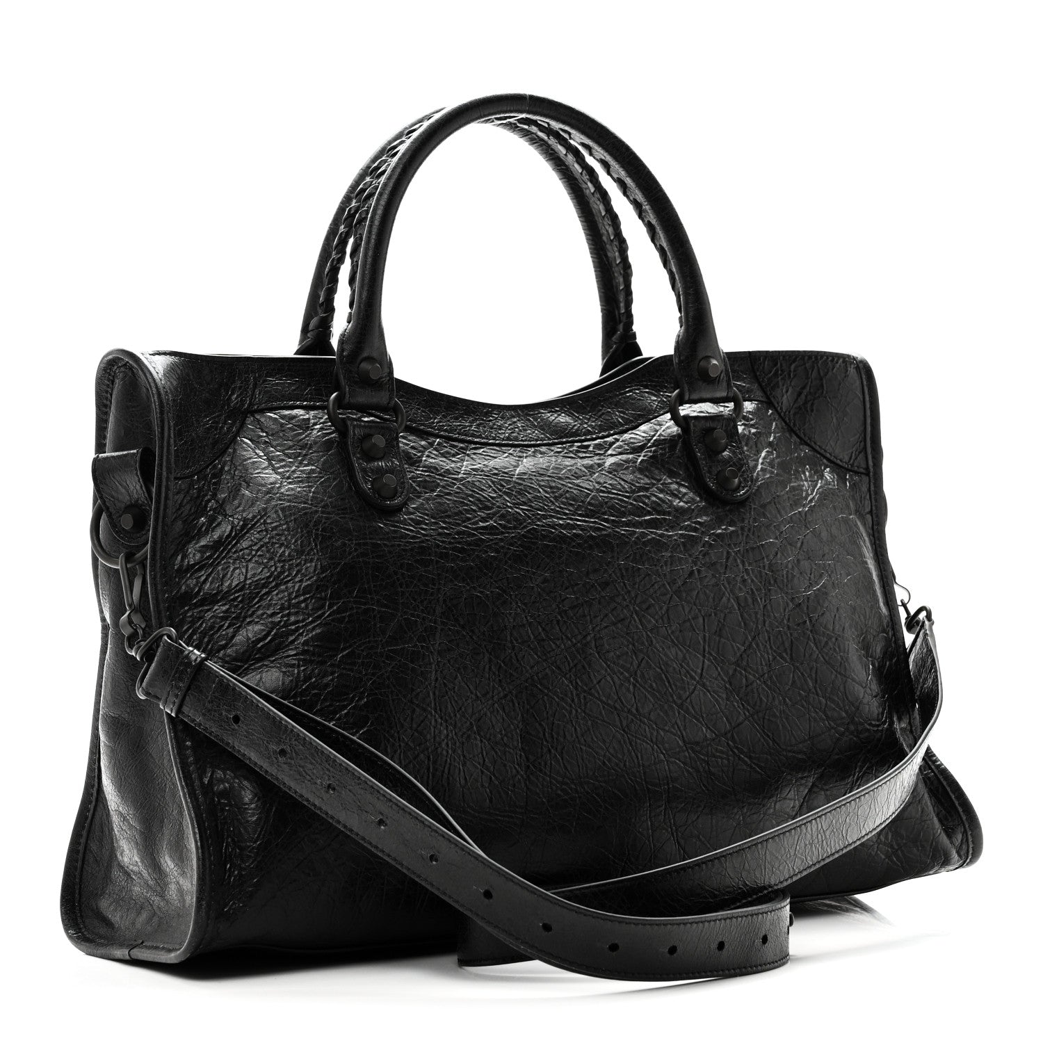 Balenciaga Agneau Arena Classic Hardware Medium Le City Black 3 of 10
