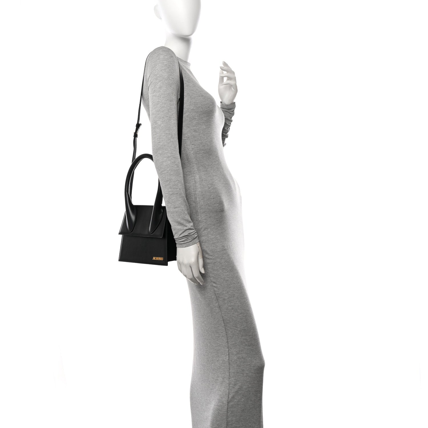 Jacquemus Smooth Calfskin Le Grand Chiquito Black 2 of 9
