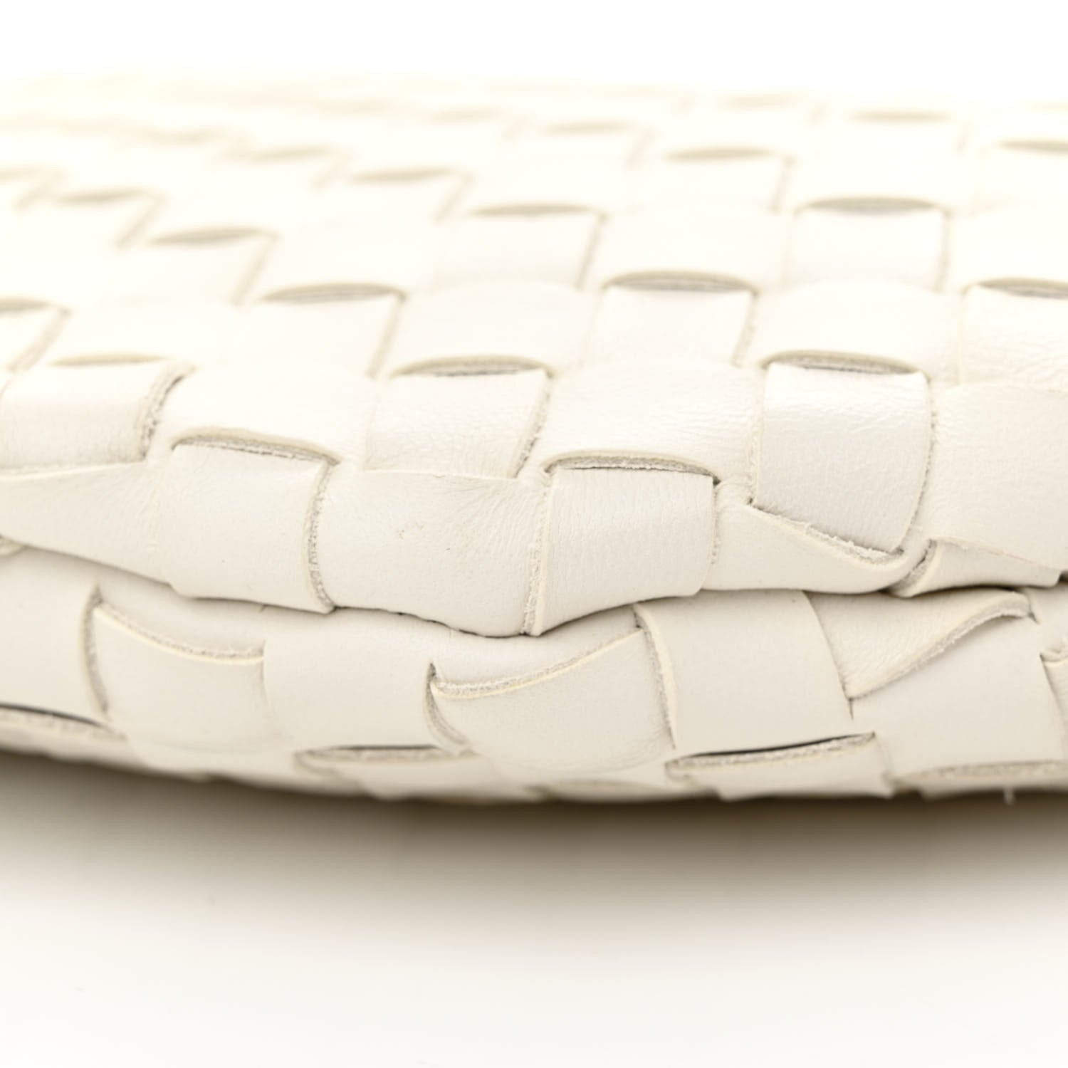 Bottega Veneta Nappa Intrecciato Medium Turn Pouch White 9 of 11