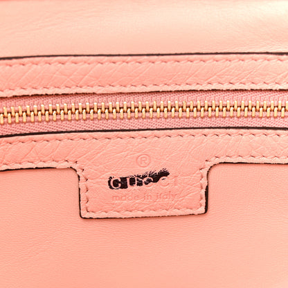 Gucci Snakeskin Ostrich Calfskin Small Jackie 1961 Hobo Pink Multicolor 7 of 12