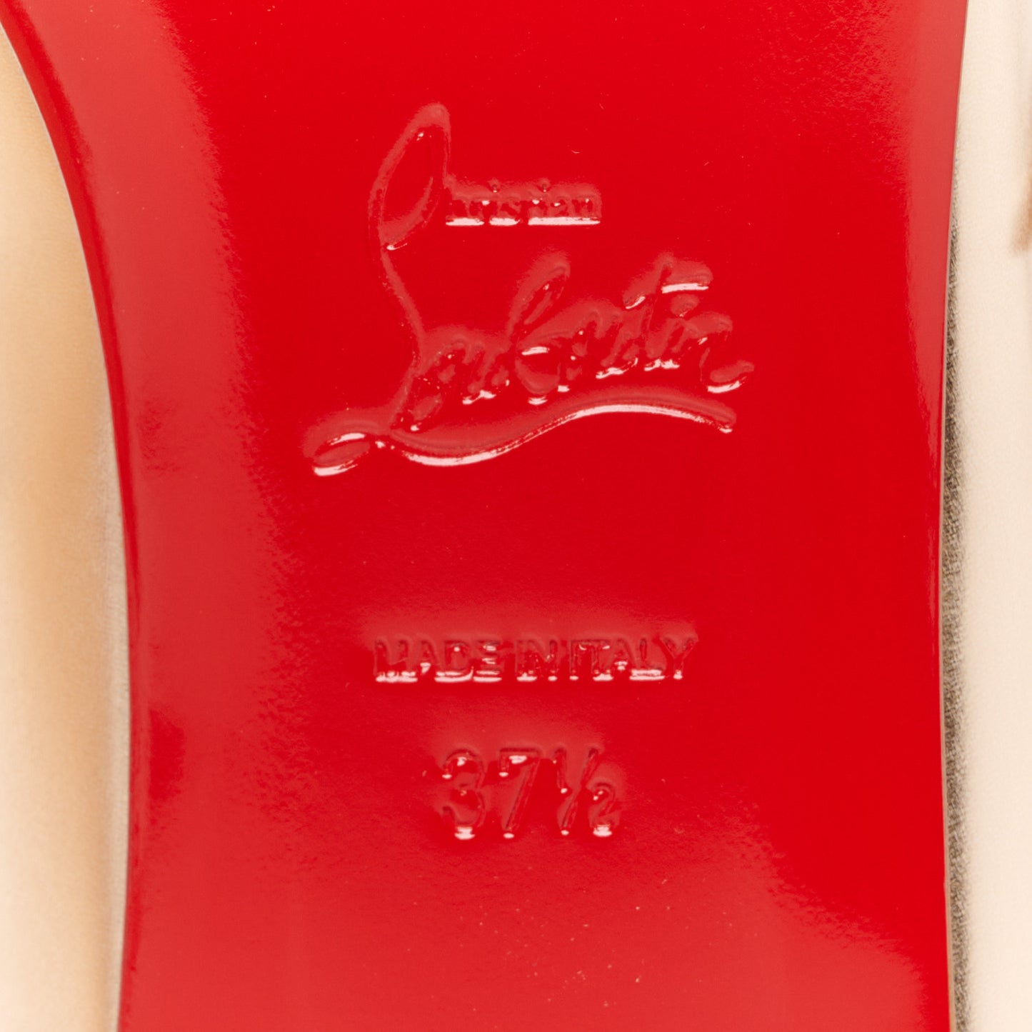 Calf Laminato Satin Sweet Jane Flats 37.5 Leche
