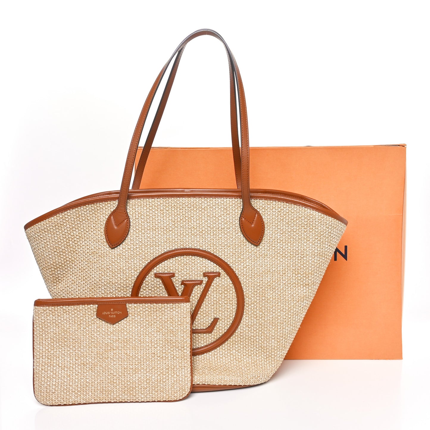 Raffia Saint Jacques Tote Caramel