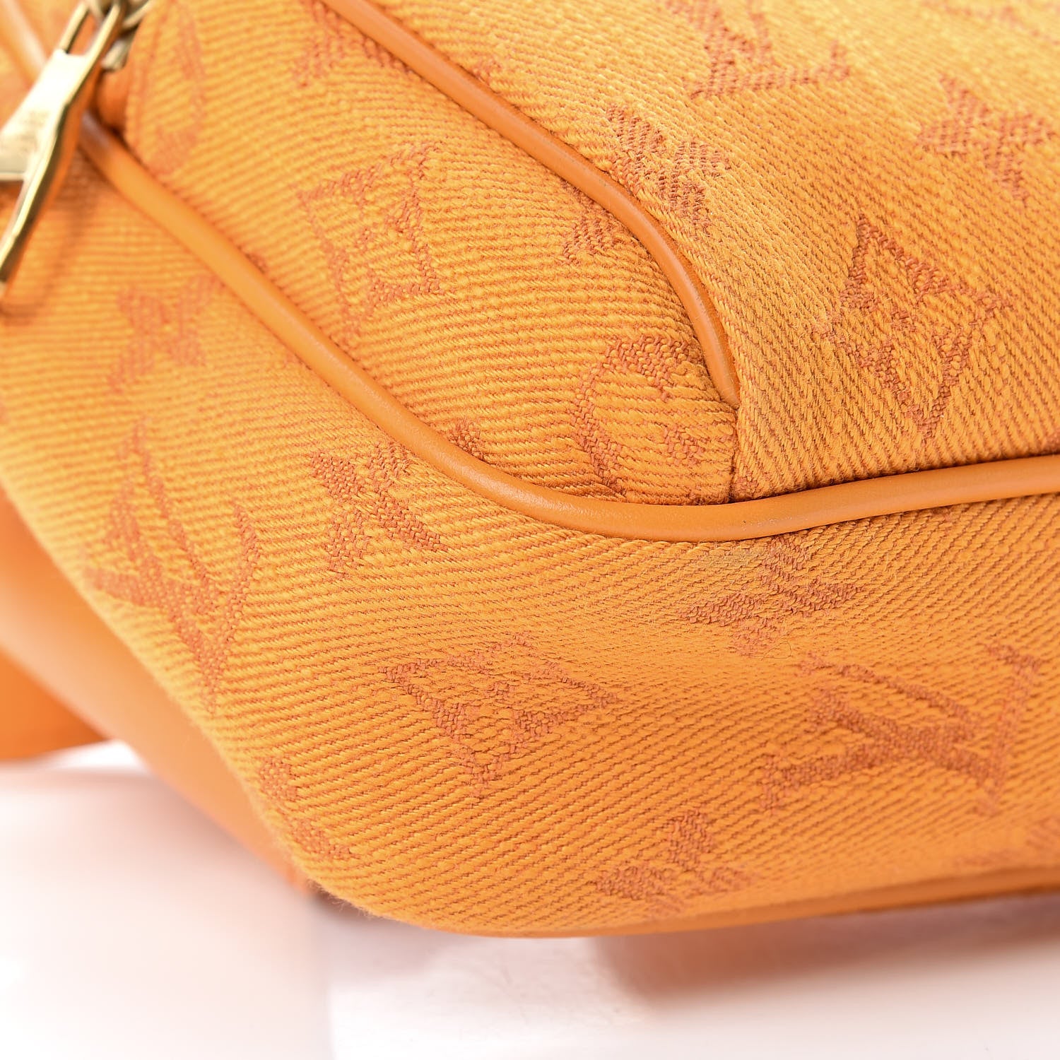 Louis Vuitton Denim Monogram Outdoor Bumbag Ocre 10 of 11