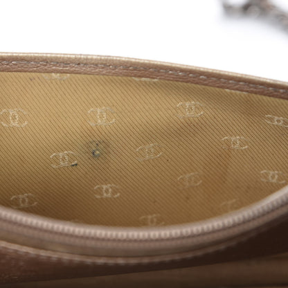 Chanel Metallic Goatskin Wallet On Chain WOC Gold 20 of 21