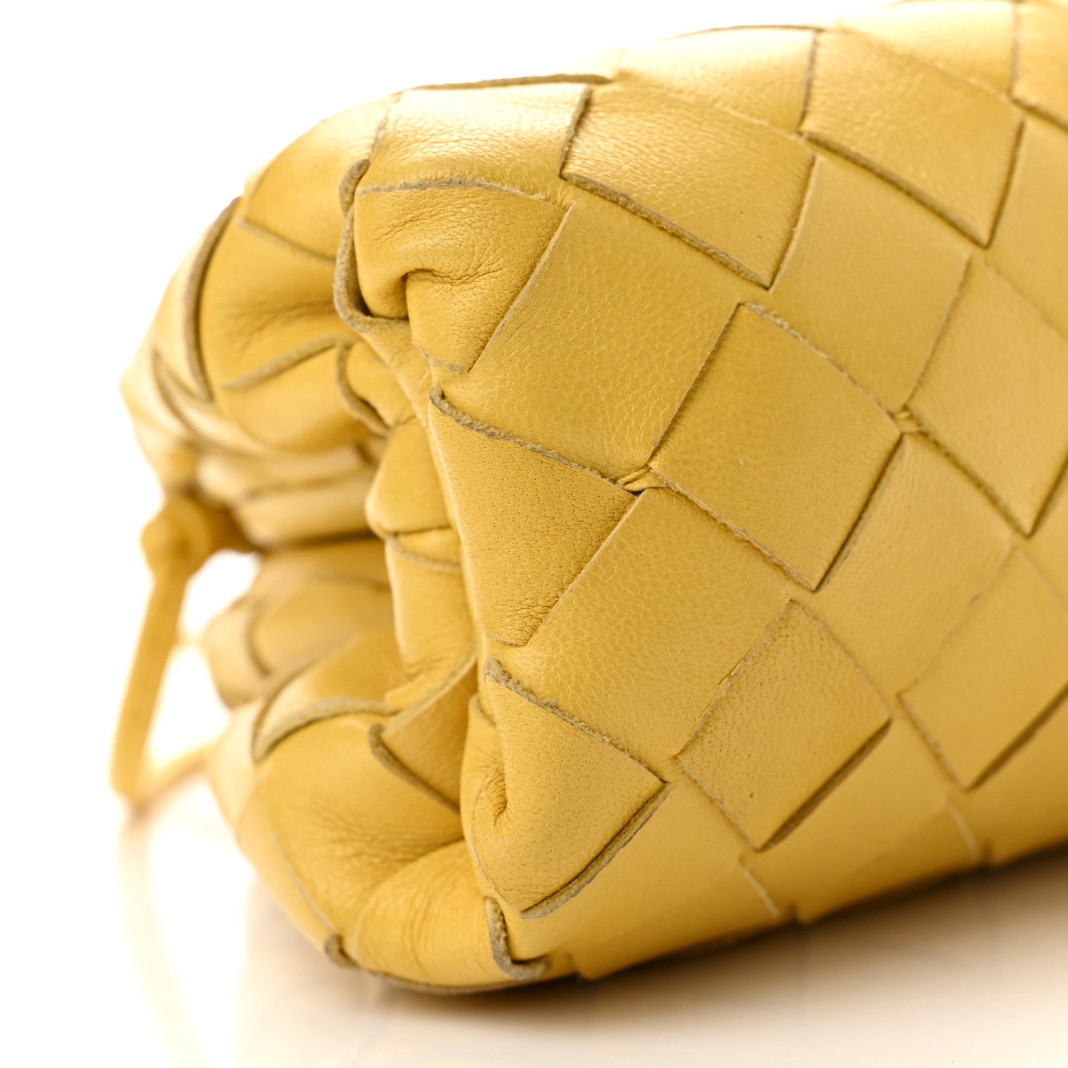 Bottega Veneta Nappa Intrecciato The Mini Pouch Buttercup 9 of 10