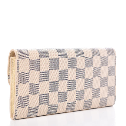 Louis Vuitton Damier Azur Emilie Wallet 3 of 8